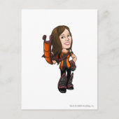 Comastar Spuk Woods Staff Player Postkarte (Vorderseite)