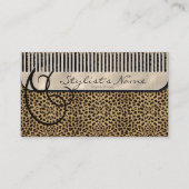 Comb and Curls Leopard ID319 Terminkarte (Vorderseite)