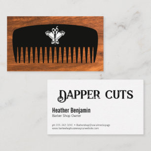 Comb Clippers und Schere Visitenkarte