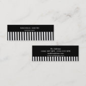 Comb-Haarsalon berufliche Abdeckung Mini Visitenkarte (Vorne/Hinten)