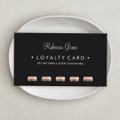 Comb Hairstylist 5 Punch Customer Loyalty Card Treuekarte