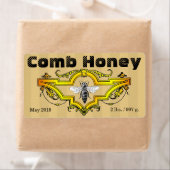 Comb Honey Stpes Label (Insitu)