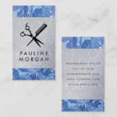 Comb-Logo der Schere | Hair Stylist Visitenkarte (Vorne/Hinten)