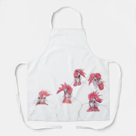 Comb Over for Chicken Dinner Schürze (Vorderseite)