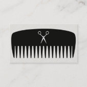 Comb & Shears Visitenkarte (Vorderseite)