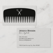 Comb & Shears Visitenkarte (Vorne/Hinten)