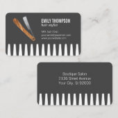 Comb und Razor Visitenkarte (Vorne/Hinten)