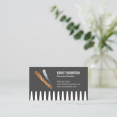 Comb und Razor Visitenkarte (Stehend Vorderseite)