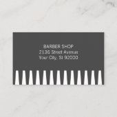 Comb und Razor Visitenkarte (Rückseite)