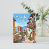 Combarro Spanien Postkarte (Stehend Vorderseite)