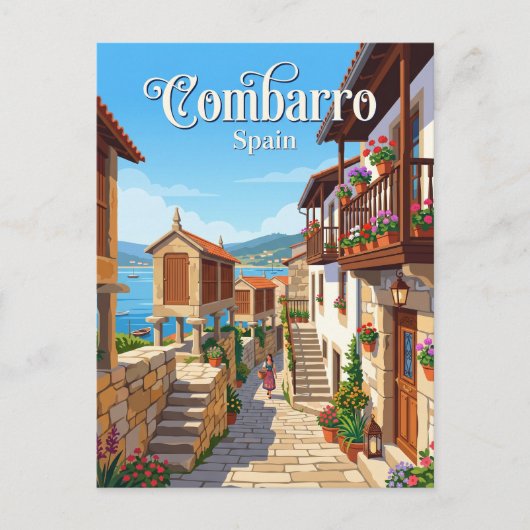 Combarro Spanien Postkarte (Vorderseite)