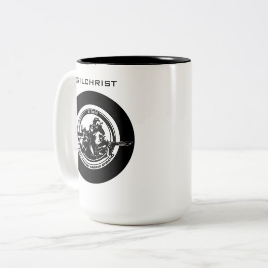Combat Camera Atlantic MOPIC #1Two-Tone Tasse, 15 Zweifarbige Tasse (Vorderseite Links)