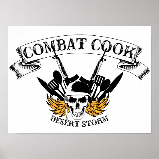 Combat Cook - Wüstensturm Poster (Vorne)