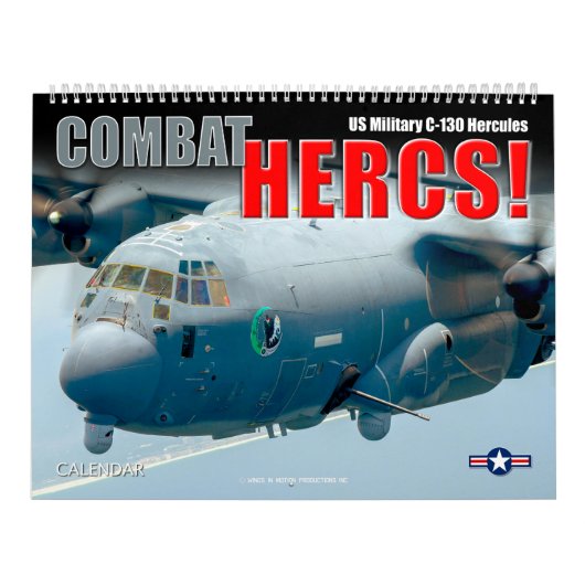 COMBAT HERCS! - US-Militär C-130 Hercules Kalender (Titelbild)
