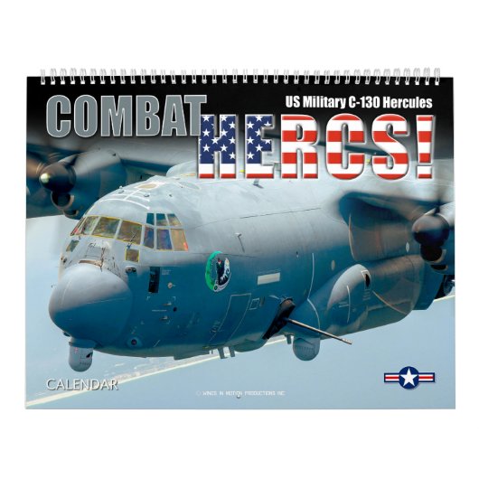 COMBAT HERCS! - US Military C-130 Hercules Kalender (Titelbild)