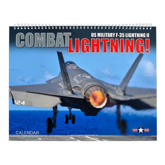 COMBAT LIGHTNING! - US-Militär F-35 Lightning II Kalender (Titelbild)