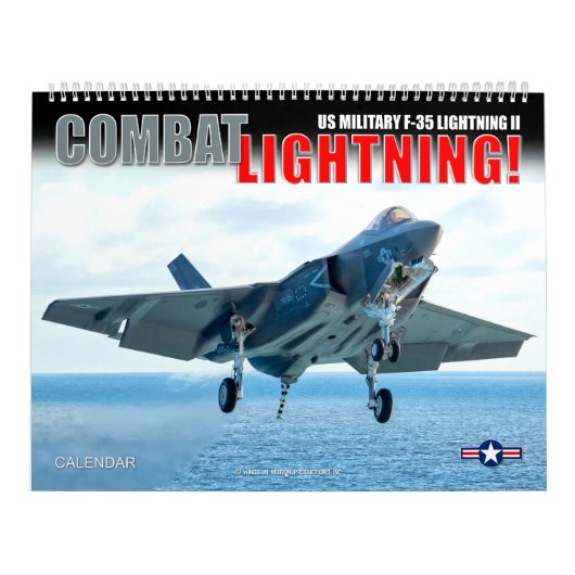 COMBAT LIGHTNING! - US-Militär F-35 Lightning II Kalender (Titelbild)