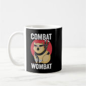Combat Wombat Funny Kaffeetasse (Links)