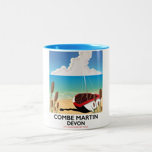 Combe Martin Devon Zweifarbige Tasse (Mittel)