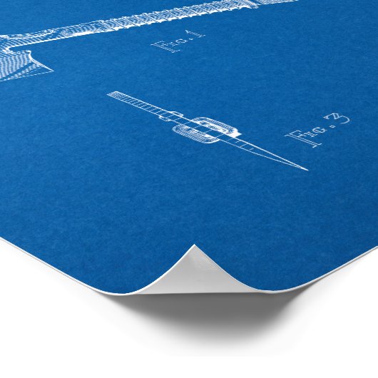 Combination Fireman's Ax And Wrecking Tool Patent Poster (Ecke)