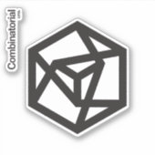 Combinatorial Ltd. 2-teilige Aufkleber (Vorderseite)