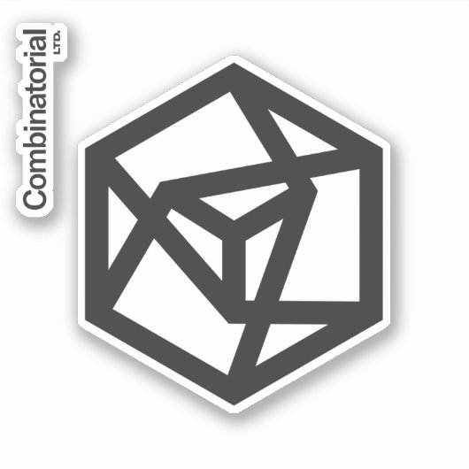 Combinatorial Ltd. 2-teilige Aufkleber (Vorderseite)