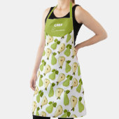 Combined pattern of open and whole pears schürze (InSitu)