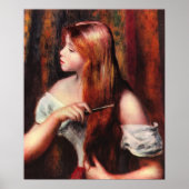 Combing Girl Poster (Vorne)