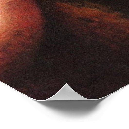 Combing Girl Poster (Ecke)