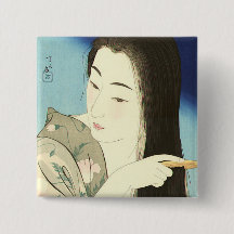 Combing ihre Haare (schöne asiatische Frau) (Koton