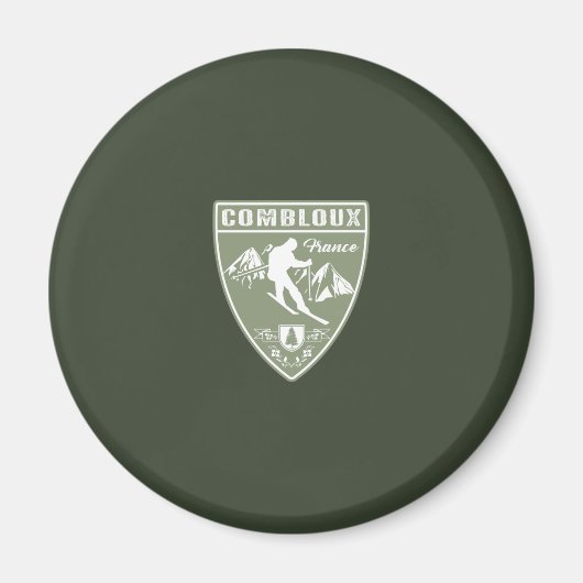 Combloux Frankreich Magnet (Vorne)