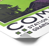 Combloux Frankreich Poster (Ecke)