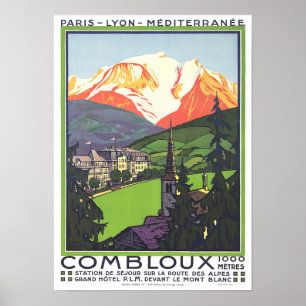 Combloux Frankreich Poster