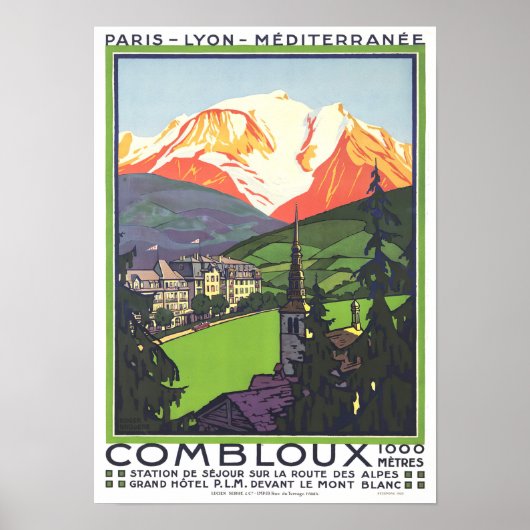 Combloux Frankreich Poster (Vorne)