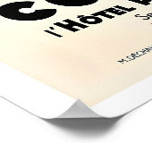 Combloux, Téléphérique de Megève, France   Vintage Poster (Ecke)