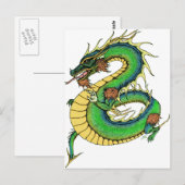 Combo Dragon Postkarte (Vorne/Hinten)