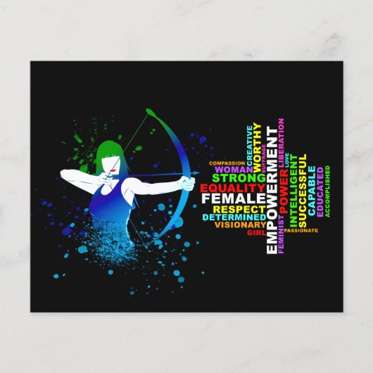 Combo Female Archer; Starke Frauen; Vote Blue Flyer (Vorne)