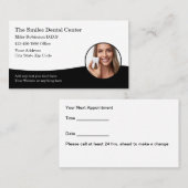 Combo für die Terminierung einer Visitenkarte für  (Vorne/Hinten)