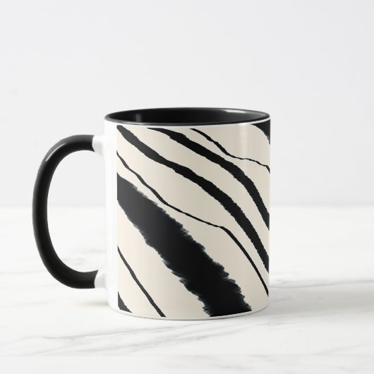 Combo für Schwarz-weiße Tierausdrucke Tasse (Links)