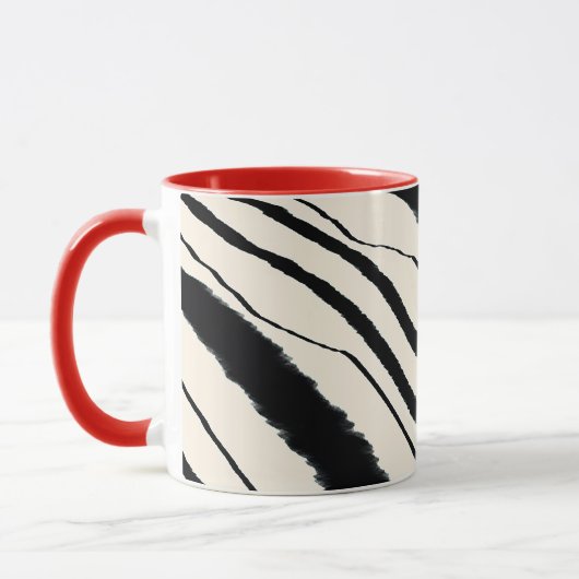 Combo für Schwarz-weiße Tierdrucke Tasse (Links)