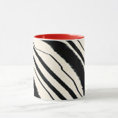 Combo für Schwarz-weiße Tierdrucke Tasse (Zentrum)