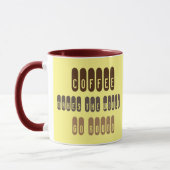 Combo-Kaffee-Tasse "Dein Morgen-Aufzug" Tasse (Links)