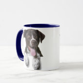Combo-Kaffee-Tasse, Hund-Foto Tasse (Vorderseite Links)