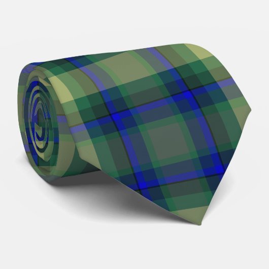 Combo Karierte Krawatte (Gerollt)