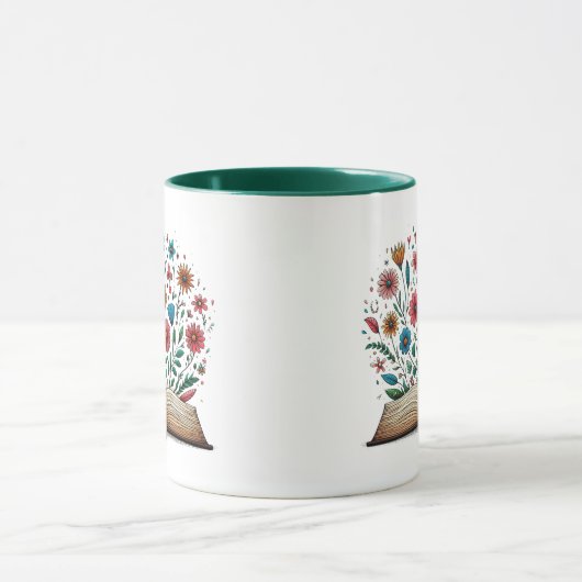 Combo-Keramik für offene Blume Tasse (Zentrum)