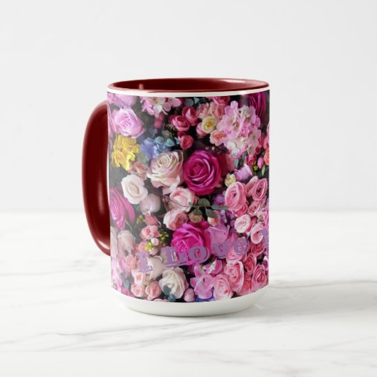 Combo-Liebe-Tasse Tasse (Vorderseite Links)