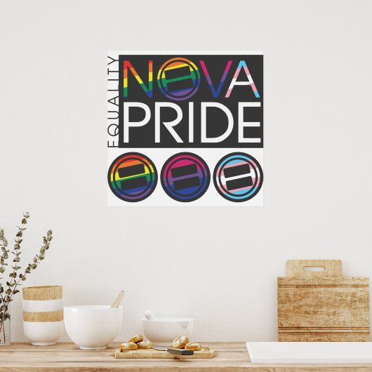 Combo-Logo für NOVA Pride Poster (Küche)