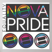 Combo-Logo für NOVA Pride Poster (Vorne)