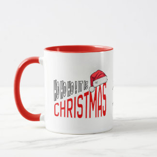 Combo Mug 11oz : It's Christmas (red) Tasse