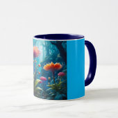 Combo Mug, 11oz (Twilight Flower-7) Tasse (VorderseiteRechts)